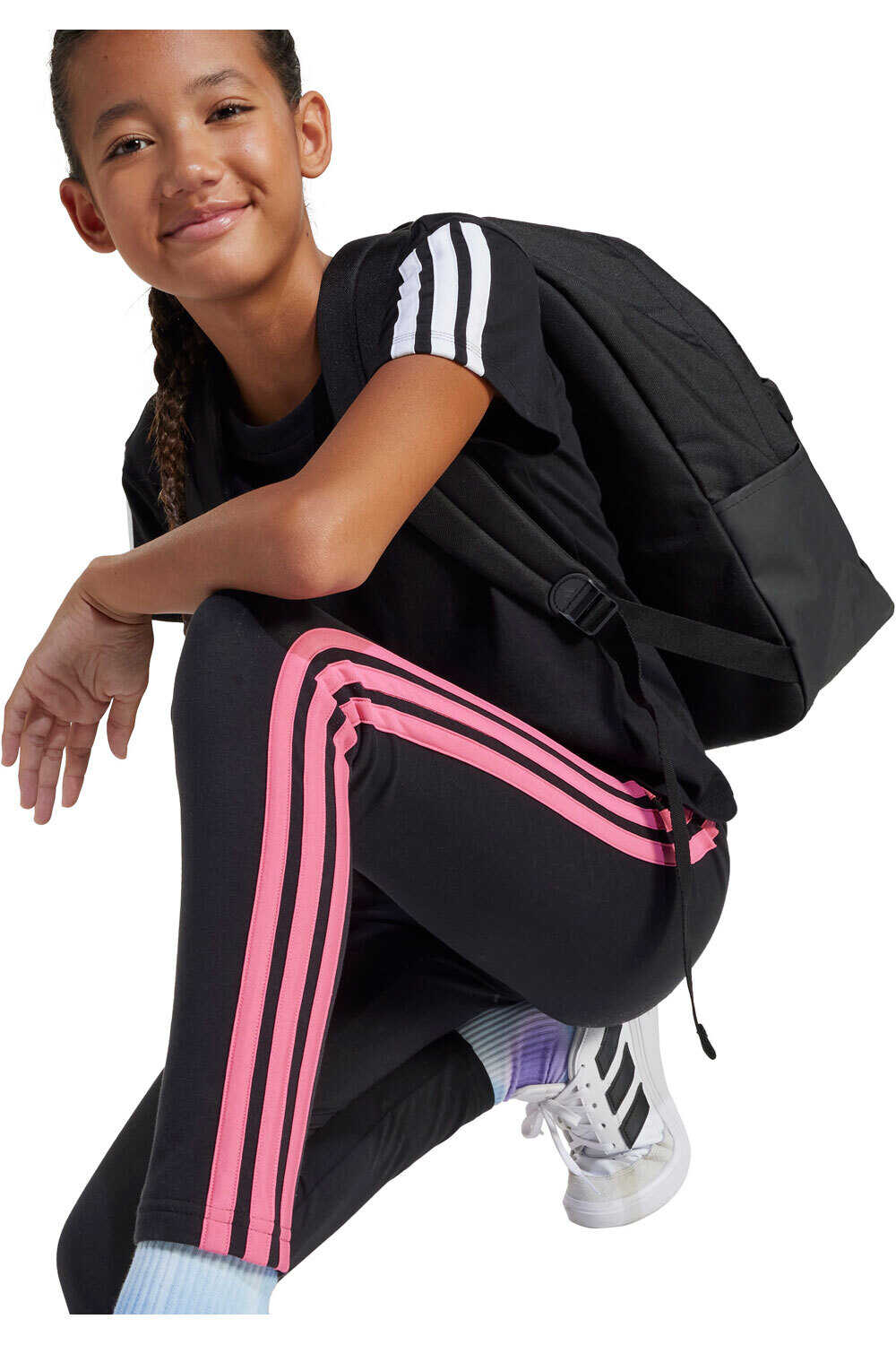 adidas malla larga niña JG 3S LEG 230 vista detalle