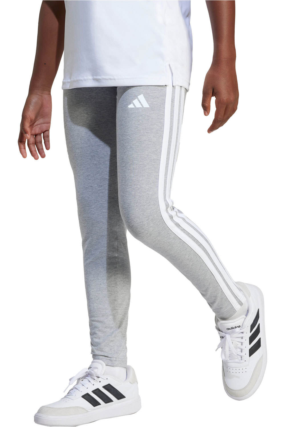 adidas malla larga niña JG 3S LEG 230 vista frontal