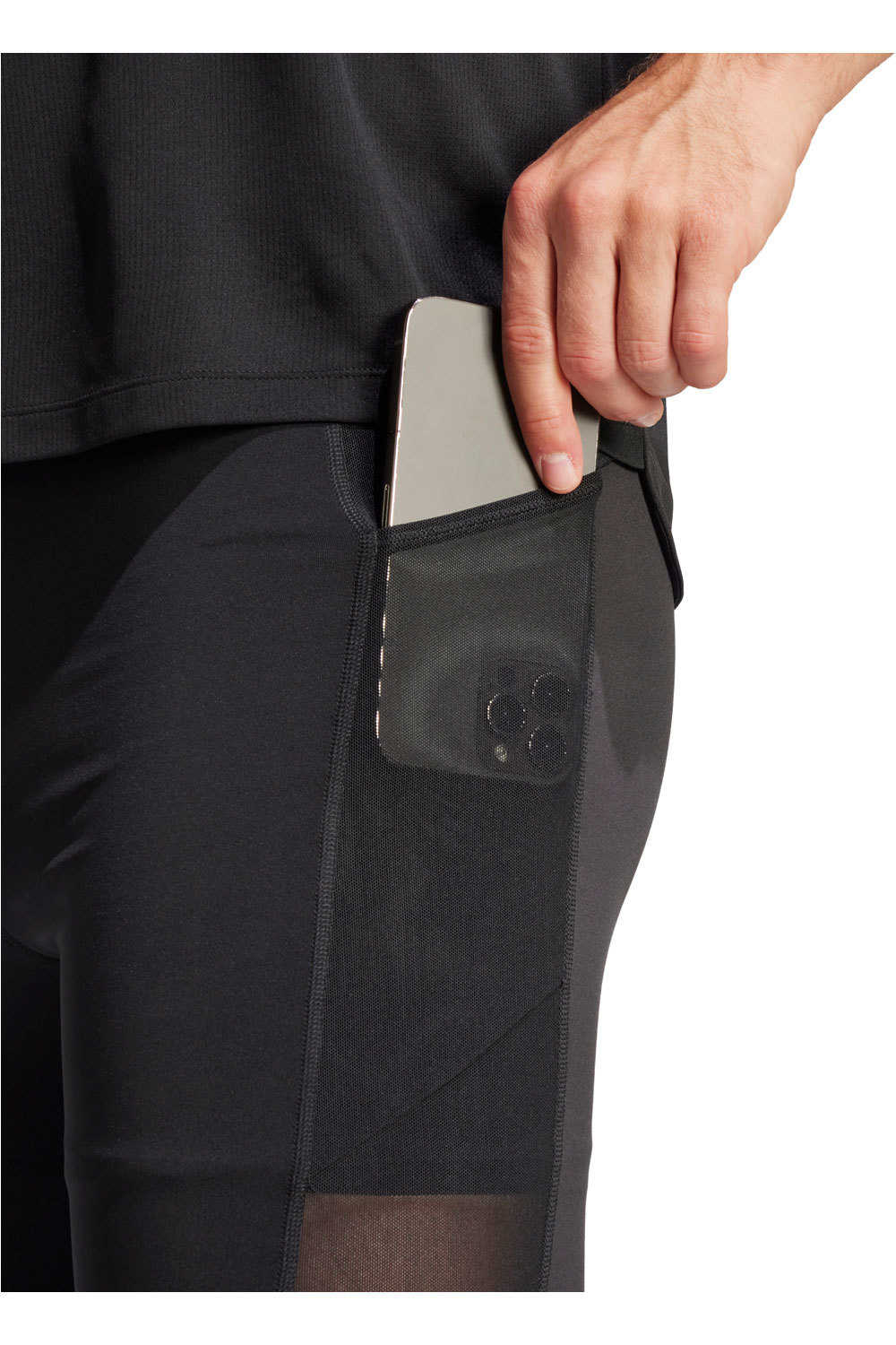 adidas malla larga running hombre RUN IT TIGHT vista detalle