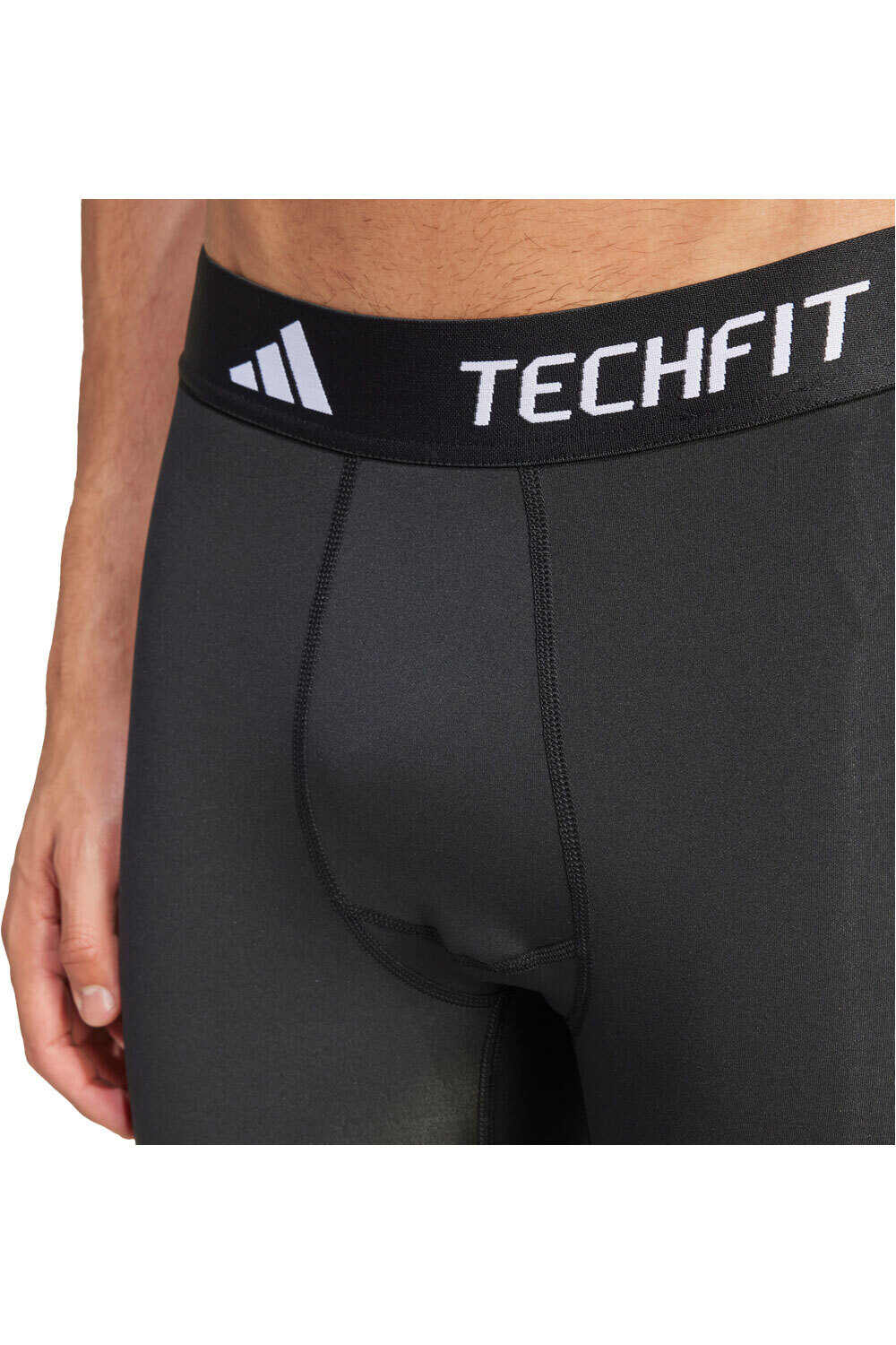adidas mallas largas fitness hombre TECHFIT COMPRESSION 3-STRIPES vista detalle