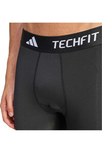 adidas mallas largas fitness hombre TECHFIT COMPRESSION 3-STRIPES vista detalle