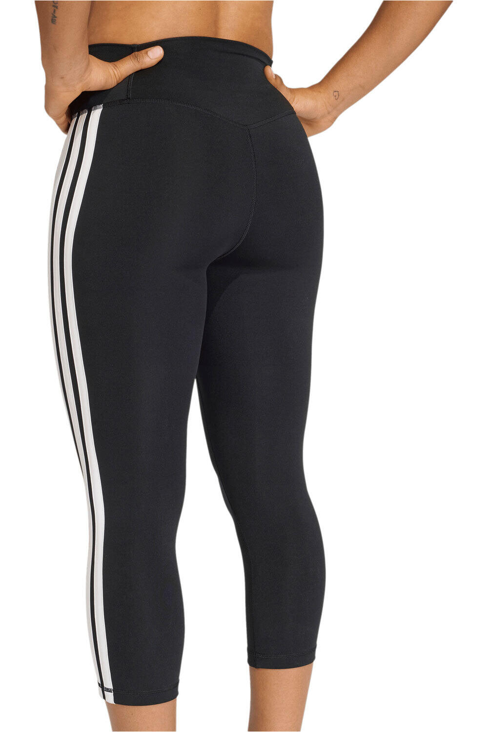 adidas mallas piratas fitness mujer 3/4 OPTIME ESSENTIALS 3 STRIPES 03
