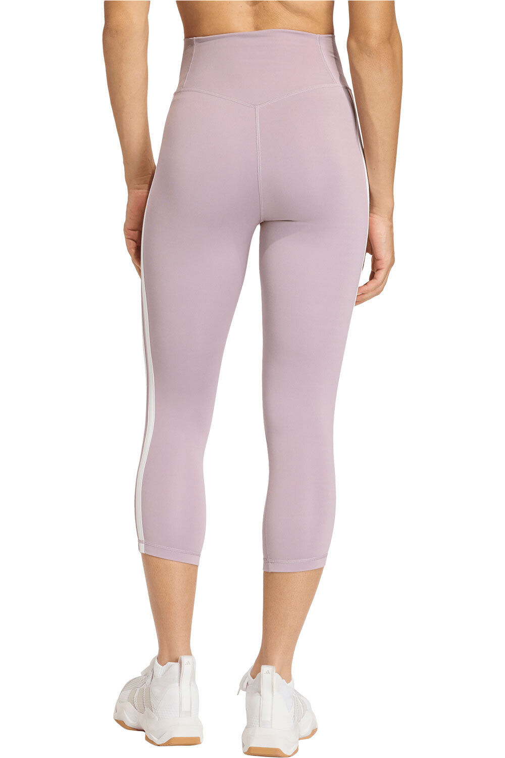 adidas mallas piratas fitness mujer OPTIME ESSENTIALS vista trasera