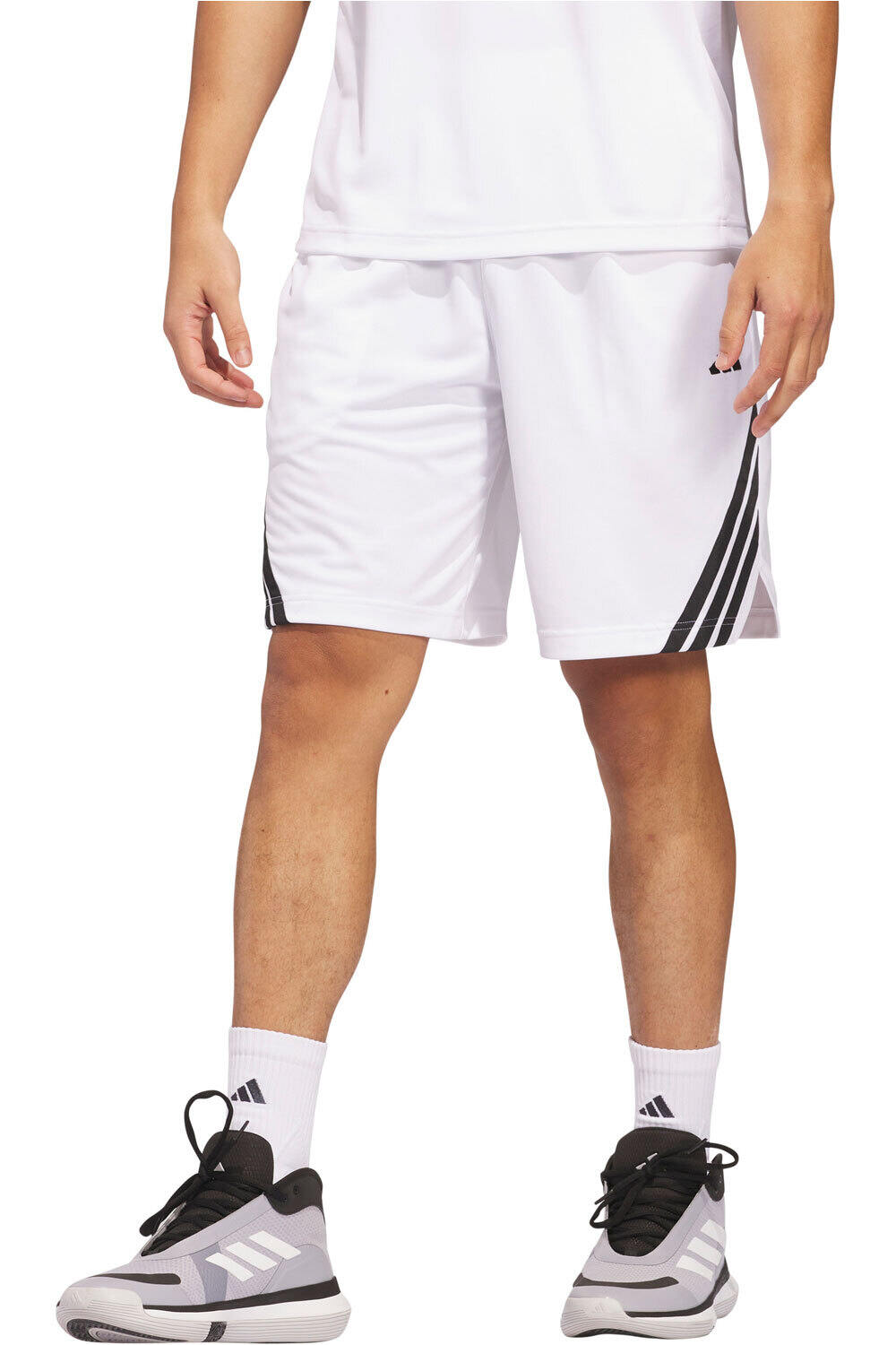 adidas pantalón baloncesto 3-STRIPES SHORT vista frontal
