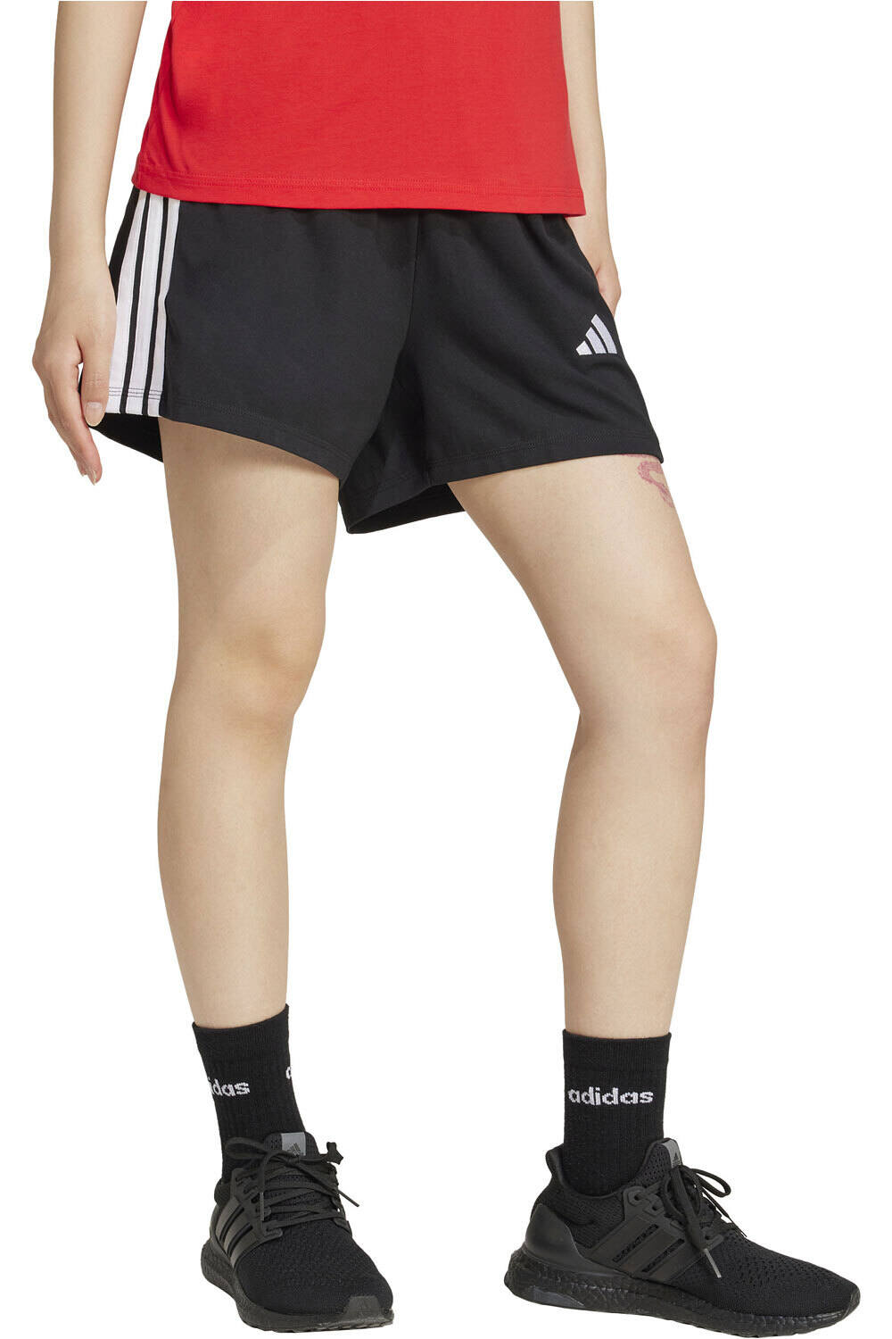adidas pantalón corto deporte mujer W 3S SJ SHO vista detalle