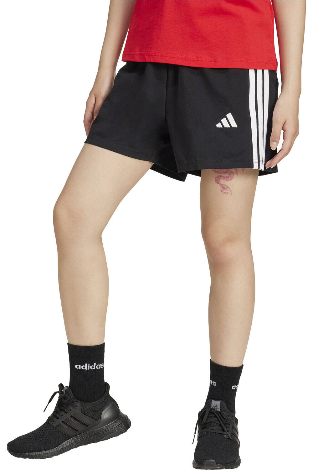 adidas pantalón corto deporte mujer W 3S SJ SHO vista frontal