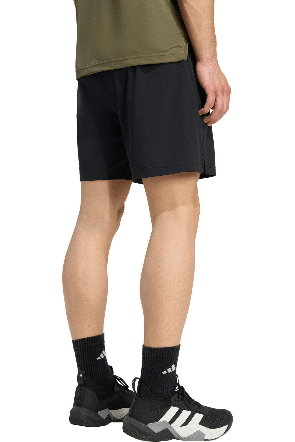 adidas pantalón corto fitness hombre CLIMACOOL 3D vista trasera