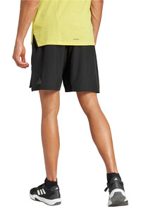 adidas pantalón corto fitness hombre D4T 3S SHORT 7 vista trasera