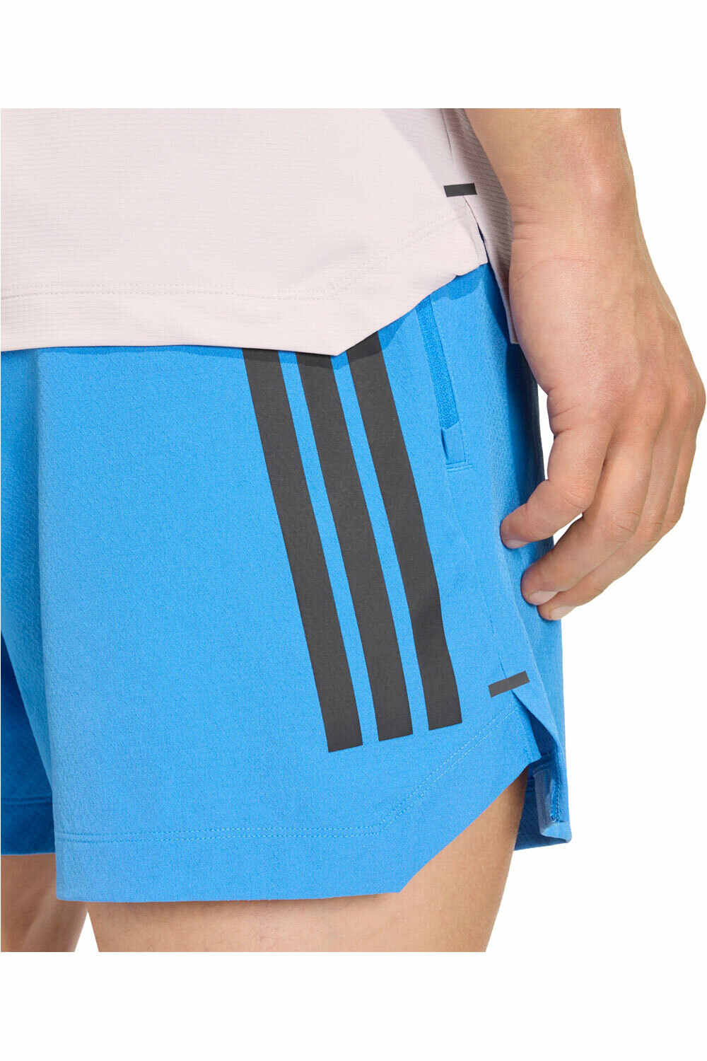adidas pantalón corto fitness hombre D4T POWER 3 BANDAS 03