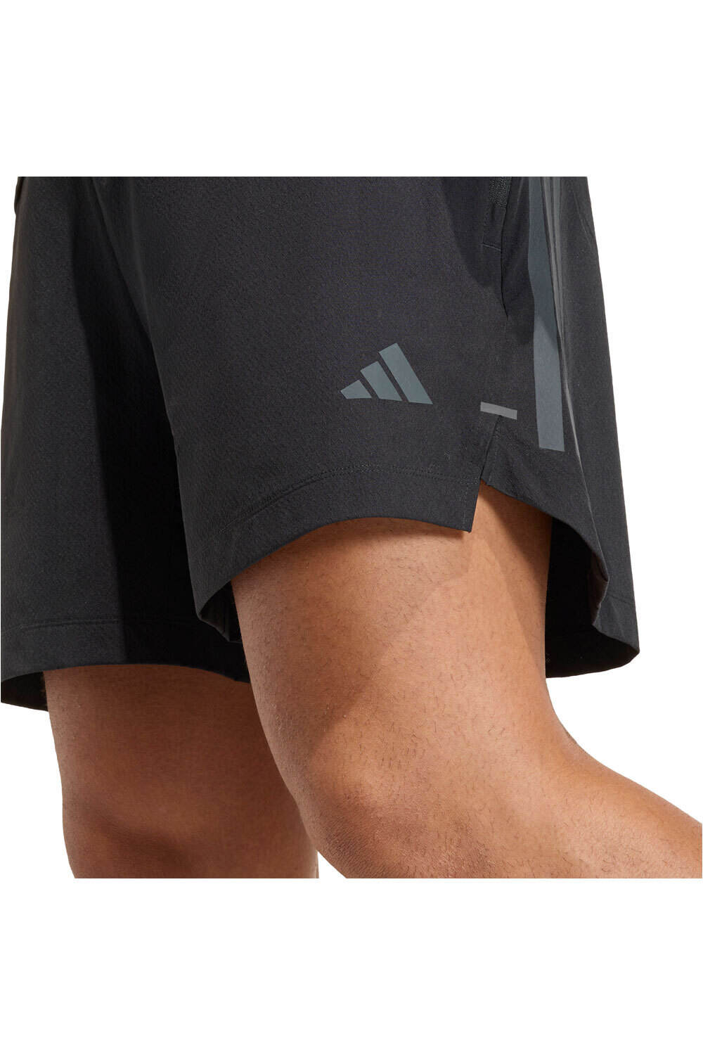 adidas pantalón corto fitness hombre D4T POWER 3 BANDAS vista detalle