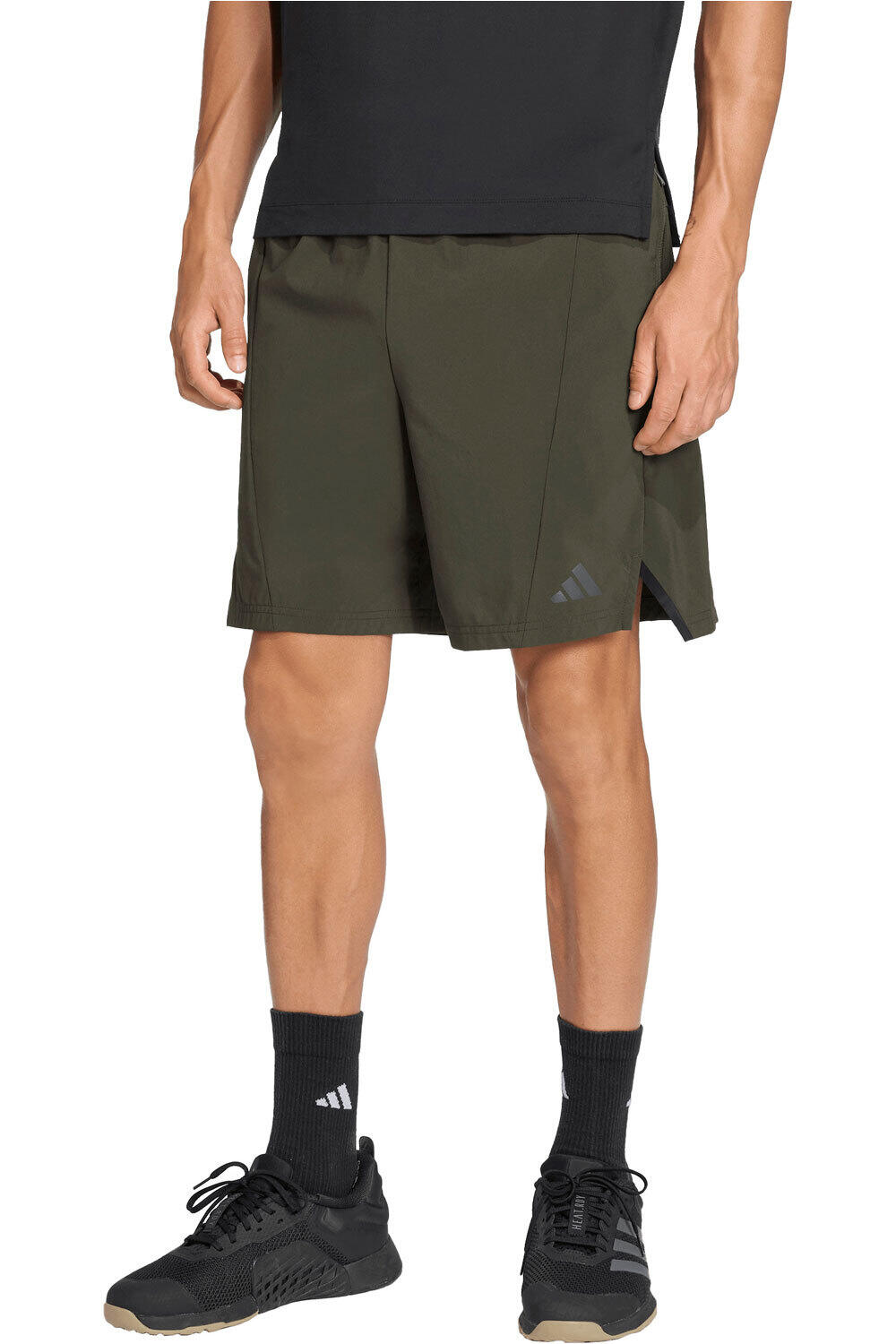 adidas pantalón corto fitness hombre D4T vista frontal