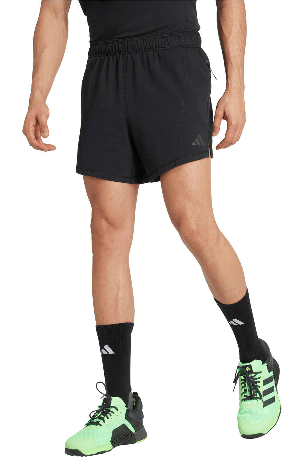 adidas pantalón corto fitness hombre D4T X vista frontal