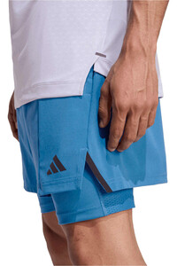 adidas pantalón corto fitness hombre ENTRENAMIENTO 2 EN 1 D4T vista detalle