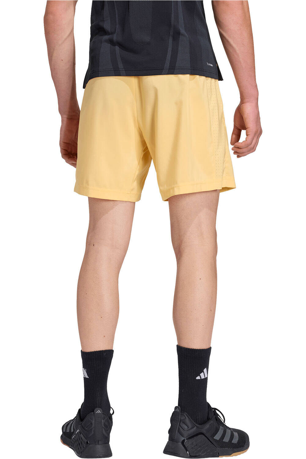 adidas pantalón corto fitness hombre TCNICO ENTRENAMIENTO ESSENTIALS BASE vista trasera