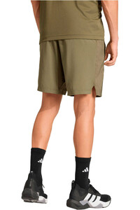 adidas pantalón corto fitness hombre TECH APPAREL CLIMACOOL vista trasera