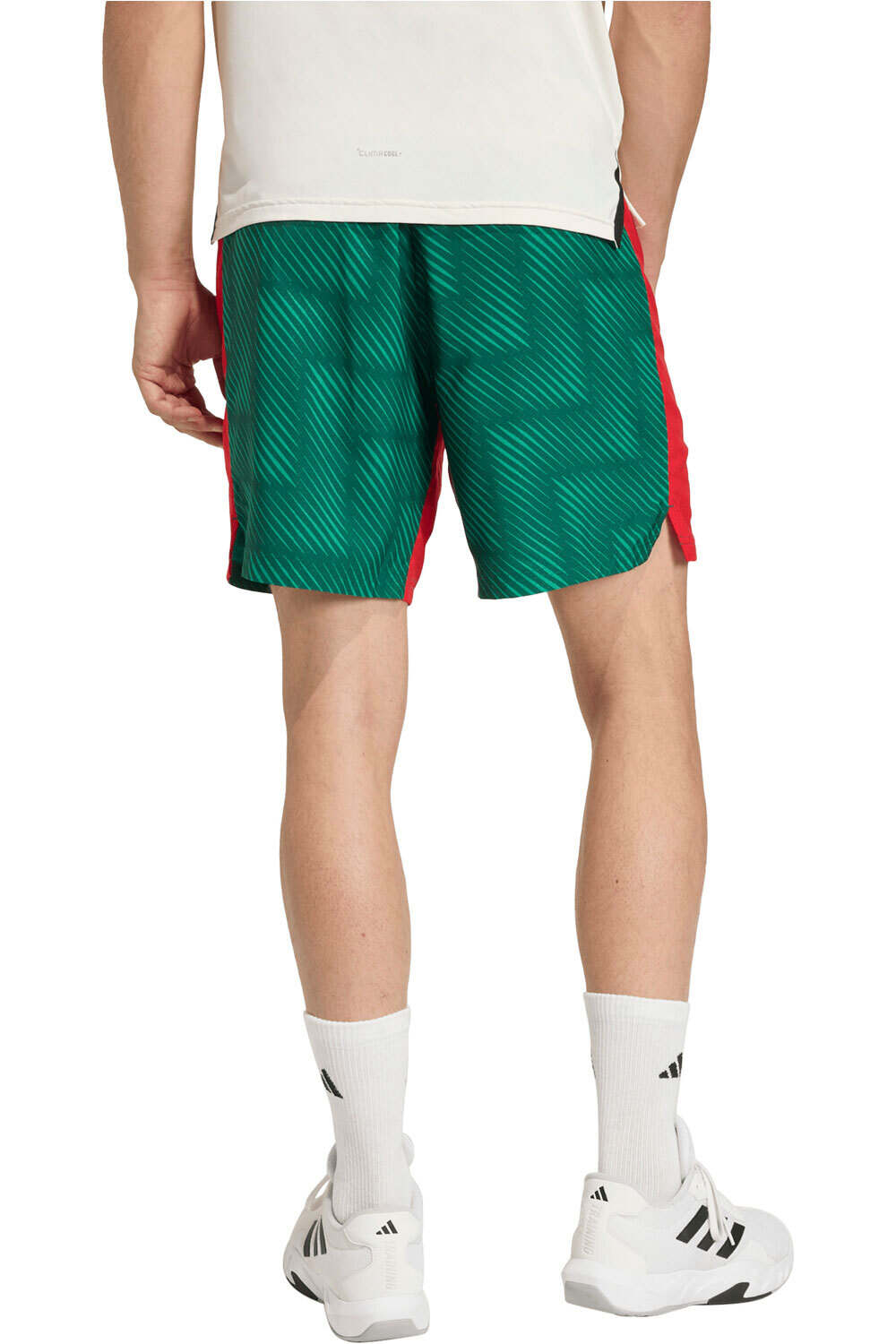 adidas pantalón corto fitness hombre TECH INTENSITY AOP vista trasera