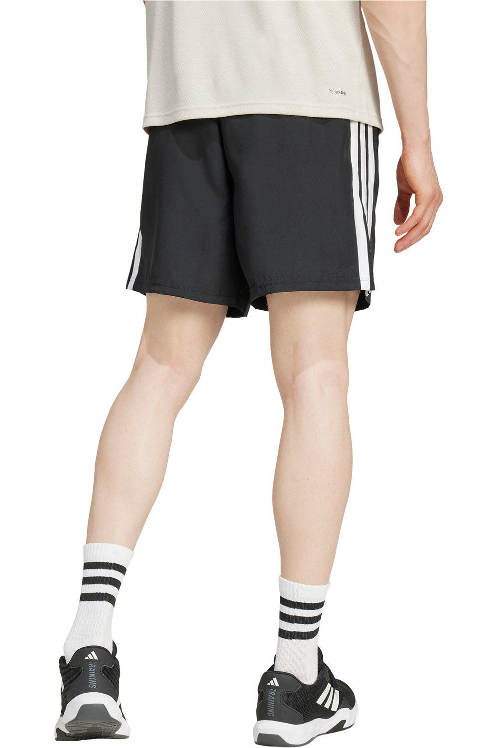 adidas pantalón corto fitness hombre TR-ES 3S WV SH 7 vista trasera