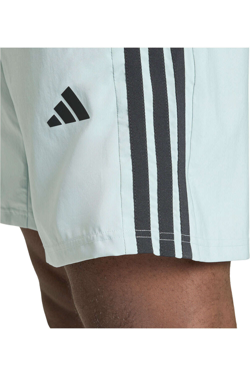 adidas pantalón corto fitness hombre WORKOUT ESSENTIALS BASE 3 STRIPES 03
