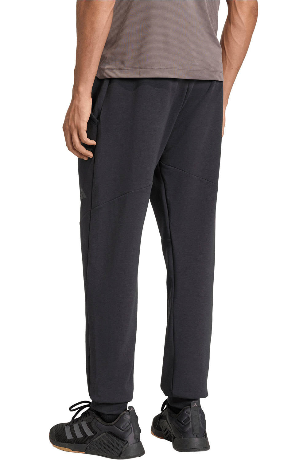 adidas pantalon fitness hombre D4T WORKOUT KNIT vista trasera