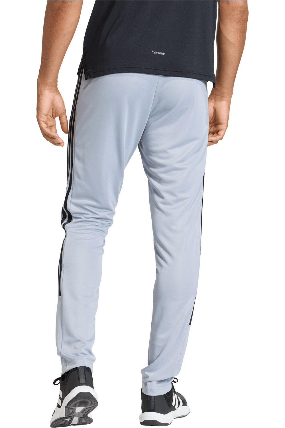adidas pantalon fitness hombre ESSENTIALS ALL-SET 3 STRIPES vista trasera