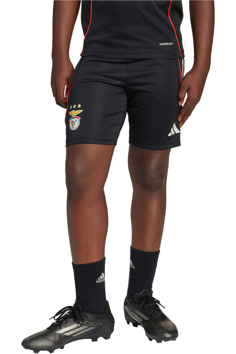 adidas pantalón futbol niño ENTRENAMIENTO BENFICA TIRO 25 COMPET vista frontal