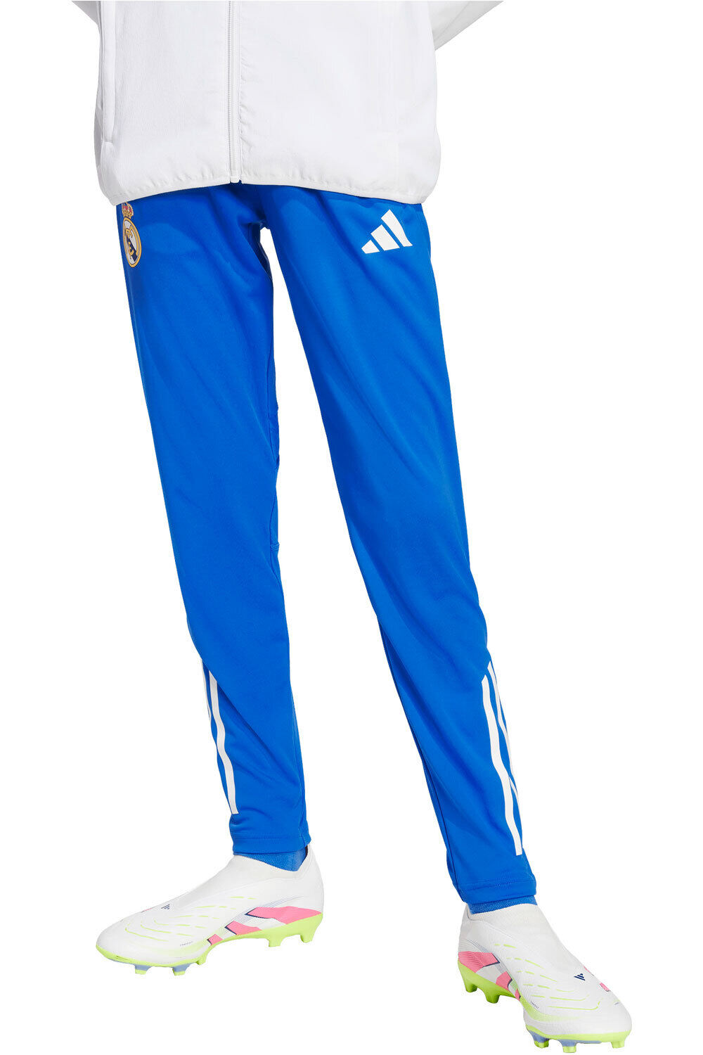 adidas pantalón futbol niño TRAINING REAL MADRID TIRO 25 COMPET vista frontal