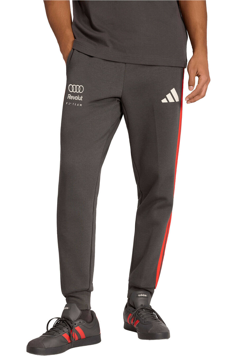 adidas pantalón hombre AUDI FORMULA ONE TEAM DNA vista frontal