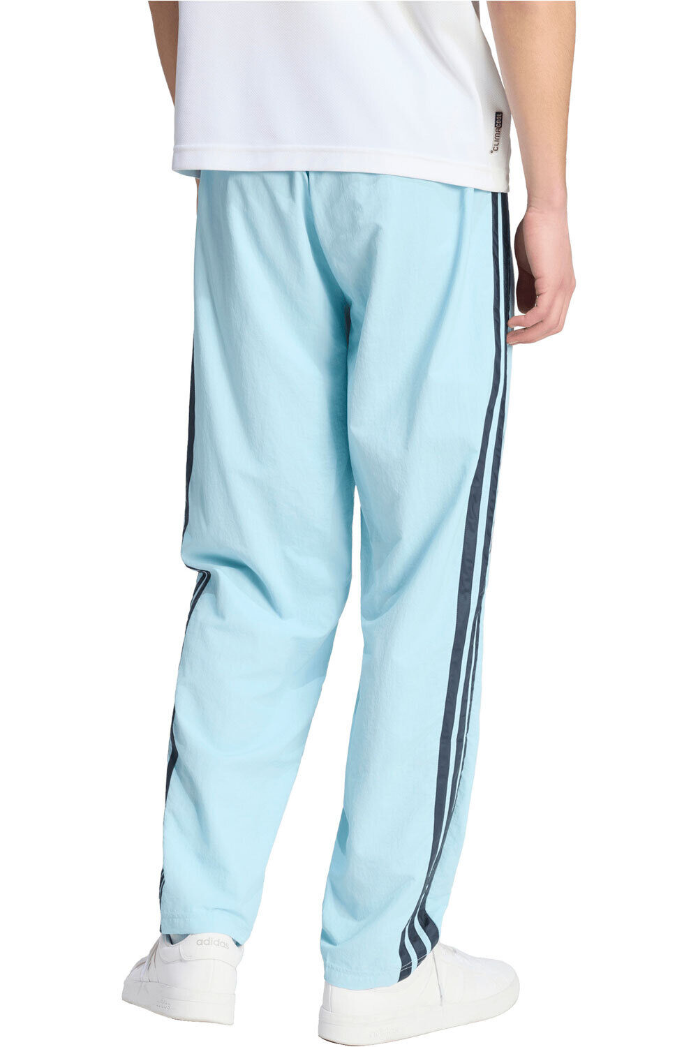 adidas pantalón hombre ESSENTIALS 3 RAYAS BAJO ABIERTO vista trasera