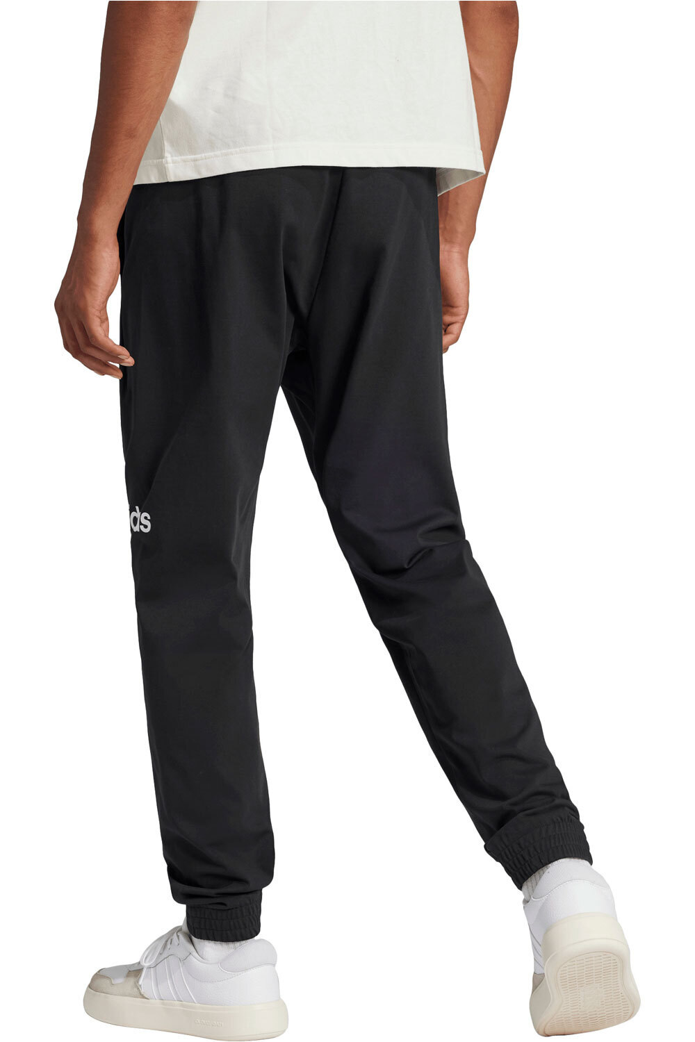 adidas pantalón hombre ESSENTIALS LINEAR SINGLE JERSEY vista trasera