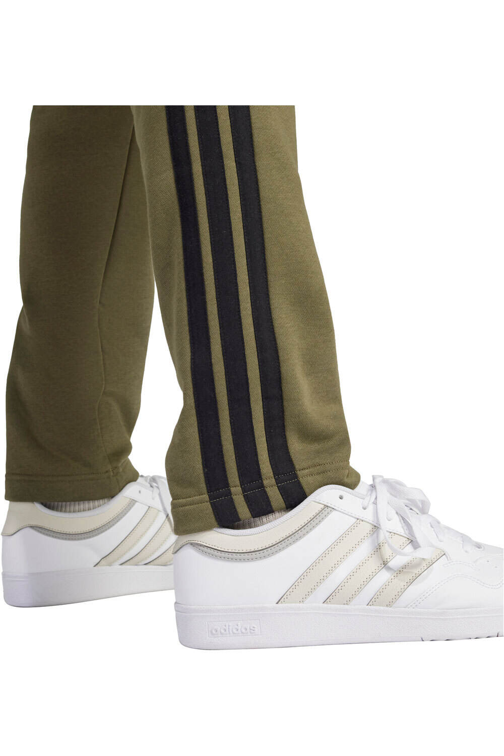 adidas pantalón hombre FELPA ABIERTO ESSENTIALS 3 STRIPES 04