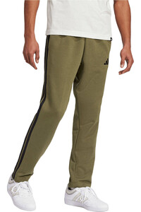 adidas pantalón hombre FELPA ABIERTO ESSENTIALS 3 STRIPES vista detalle