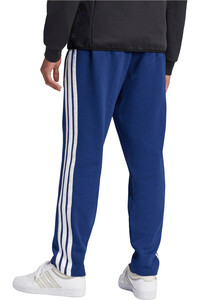 adidas pantalón hombre FELPA ABIERTO ESSENTIALS 3 STRIPES vista trasera