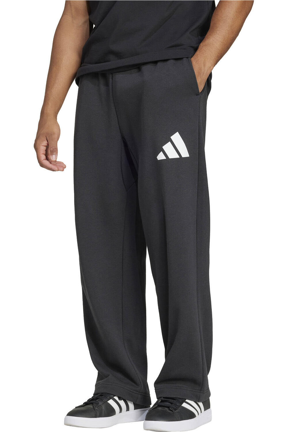 adidas pantalón hombre M WIDE PANT FT vista frontal