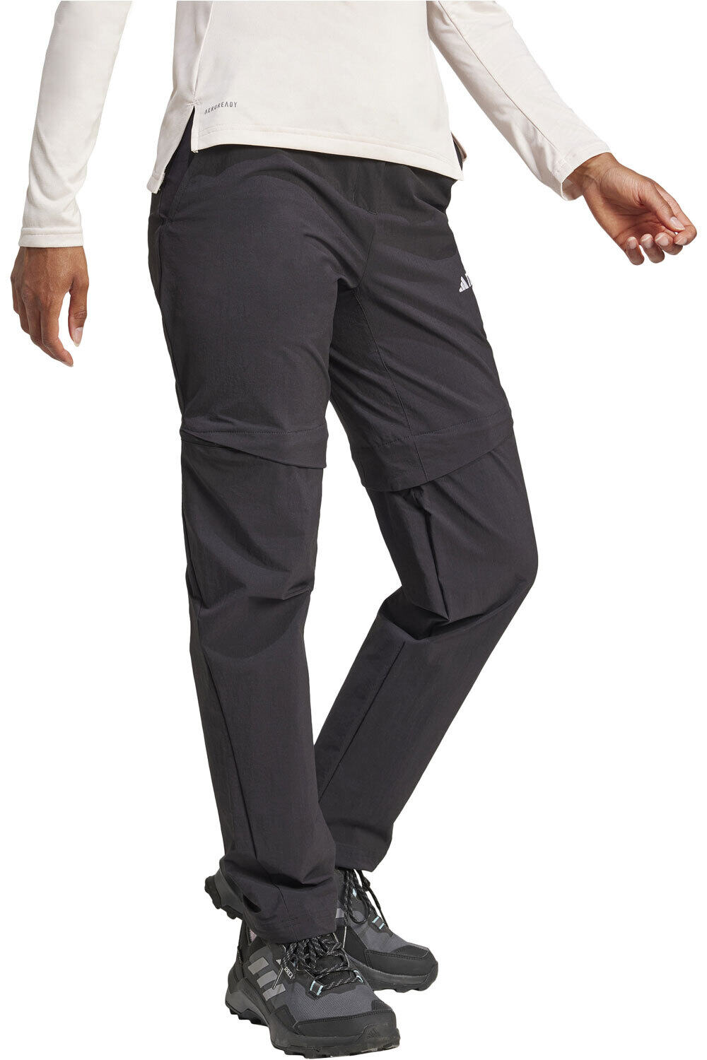 adidas pantalón montaña mujer W MT ZIP OFF P vista detalle