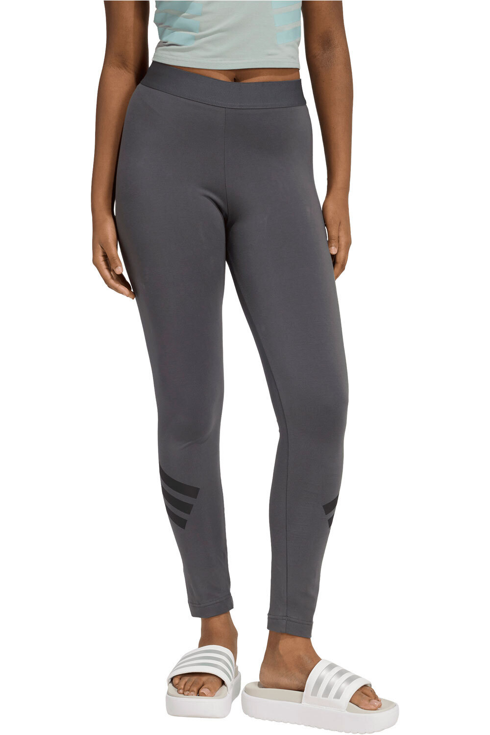 adidas pantalón mujer FUTURE ICONS 3 BANDAS vista frontal