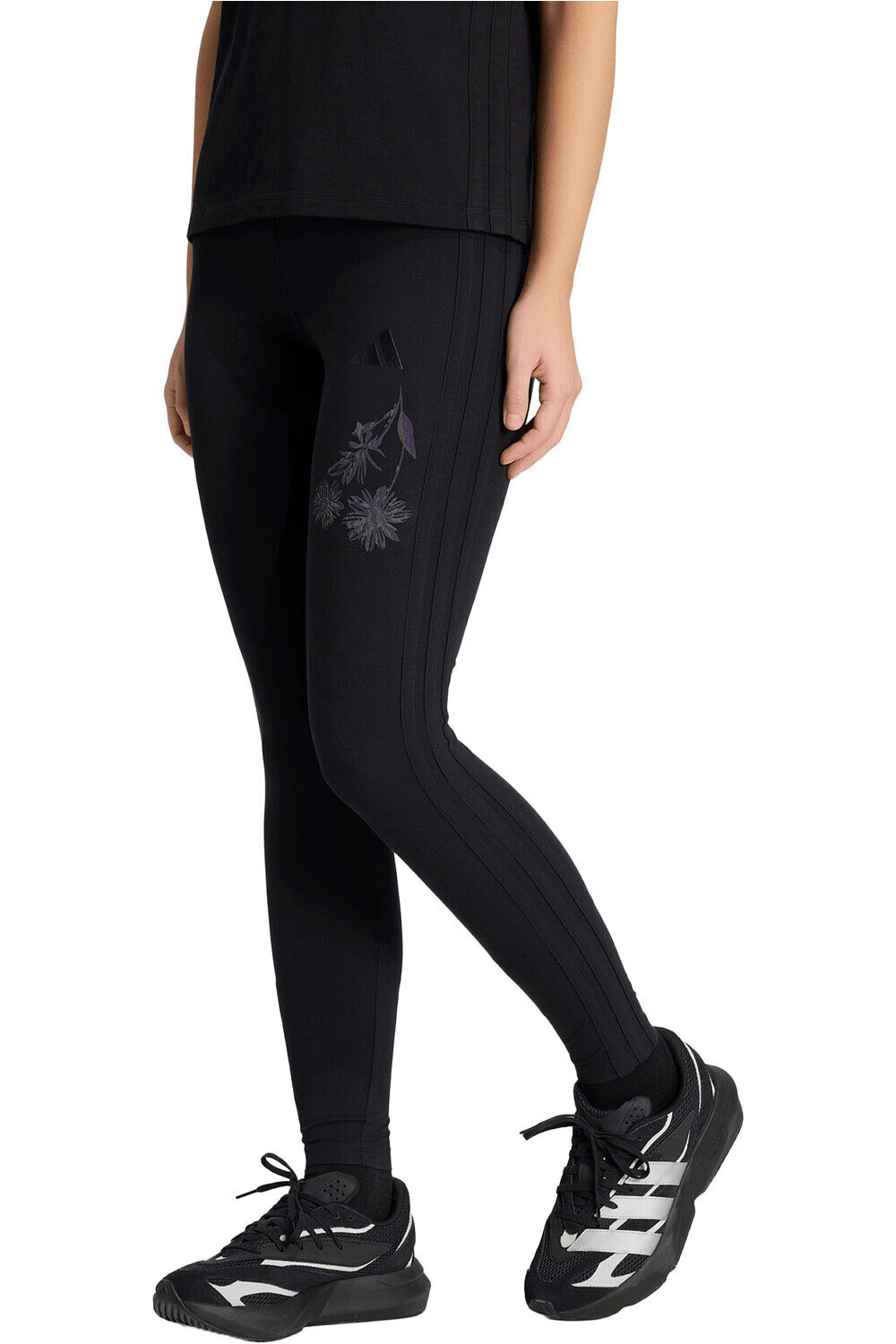 adidas pantalón mujer MALLAS ALGODN ESSENTIALS 3 STRIPES vista frontal