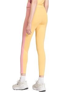 adidas pantalón mujer MALLAS ESSENTIALS COTTON 3 BANDAS vista trasera