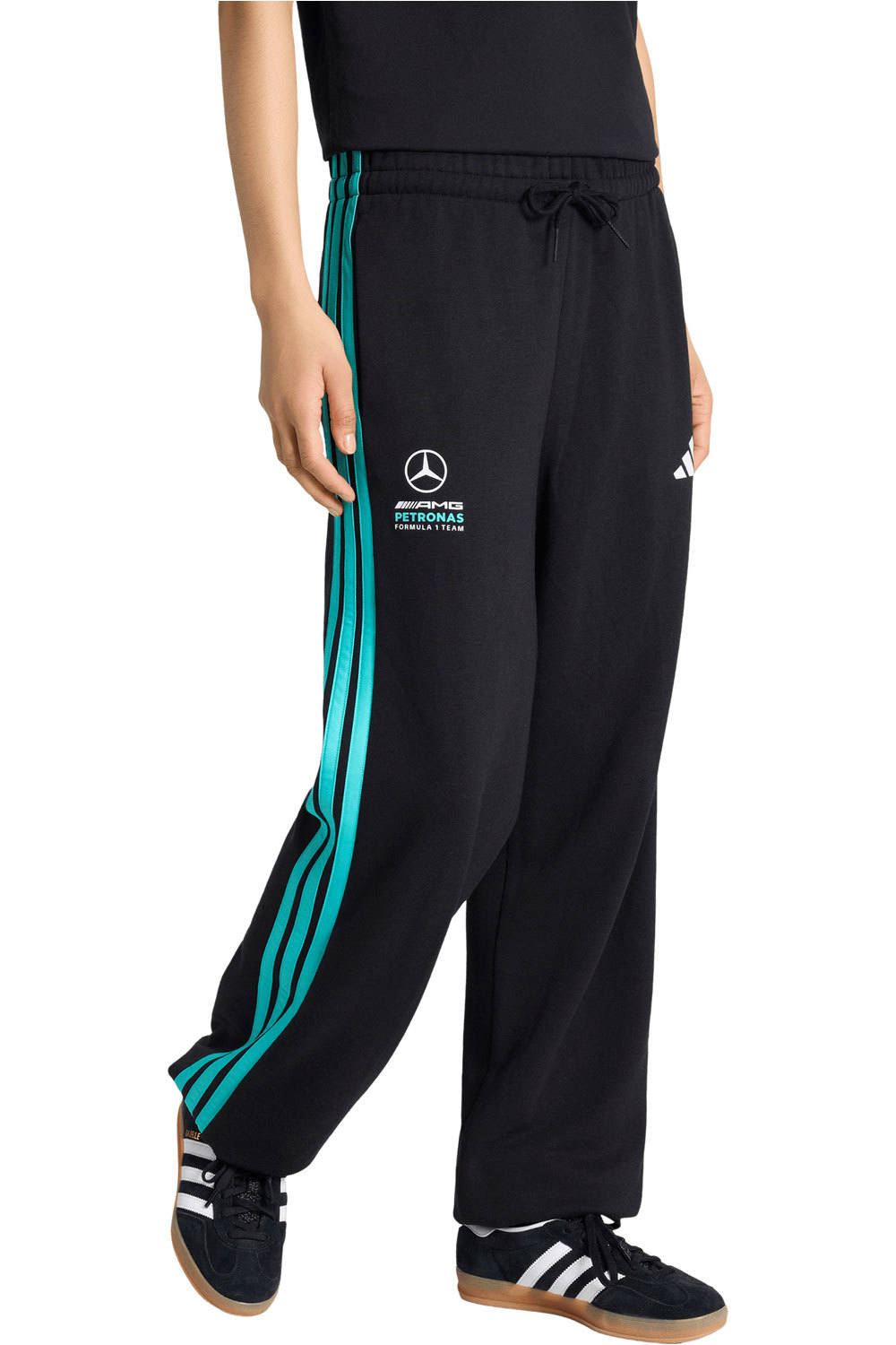 adidas pantalón mujer MERCEDES - AMG PETRONAS F1 DNA vista frontal