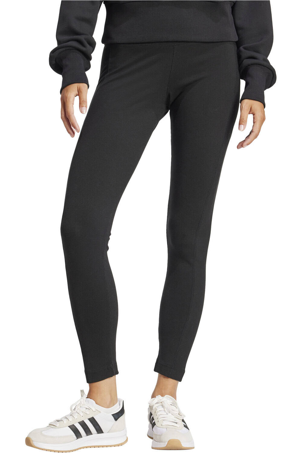 adidas pantalón mujer W LNG RIB LEG vista frontal