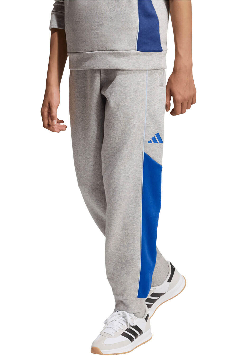 adidas pantalón niño BLOQUES DE COLORES vista frontal