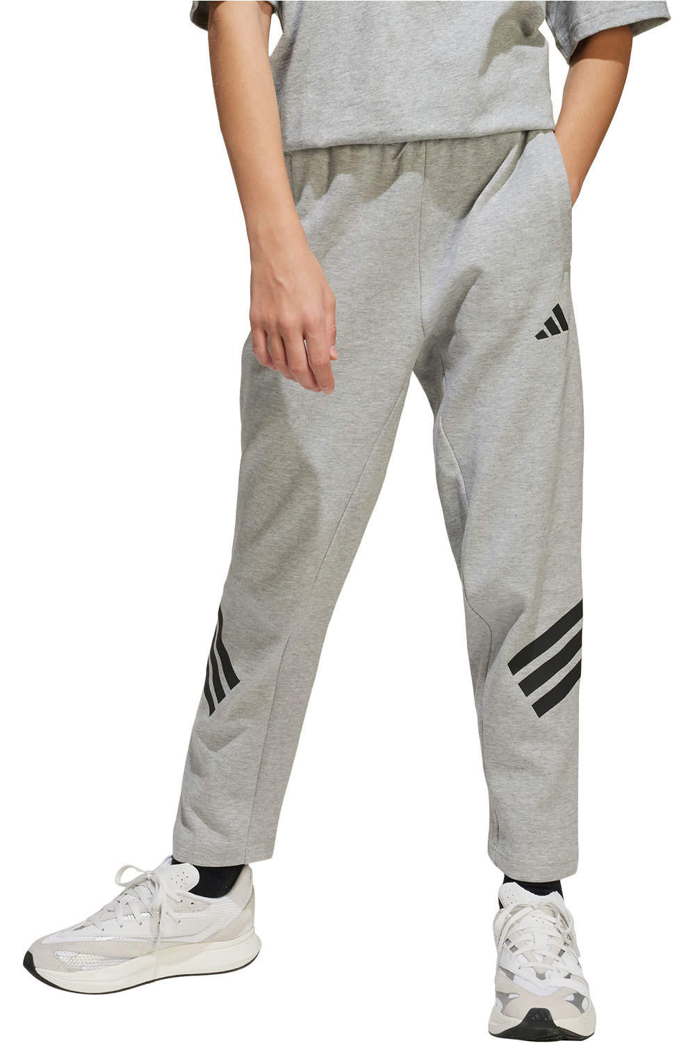 adidas pantalón niño Future Icons Ankle-Length 3 bandas vista frontal