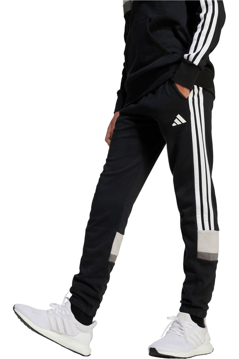 adidas pantalón niño X_J 3S TIB FL PT vista frontal