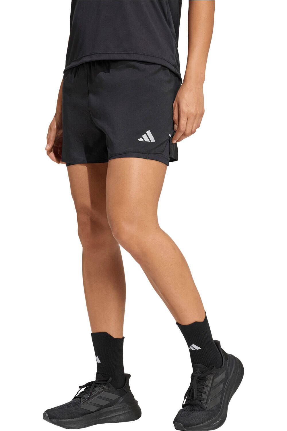 adidas pantalón running mujer 2 EN 1 ADI365 ESSENTIALS vista frontal