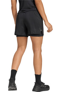 adidas pantalón running mujer 2 EN 1 ADI365 ESSENTIALS vista trasera