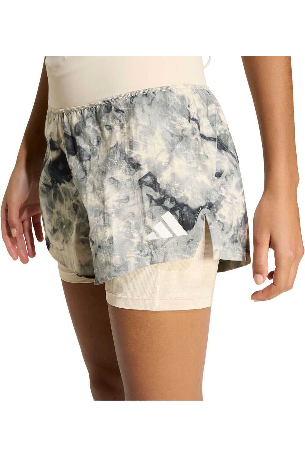 adidas pantalón running mujer 2 EN 1 EFECTO SPRAY ADI365 vista detalle