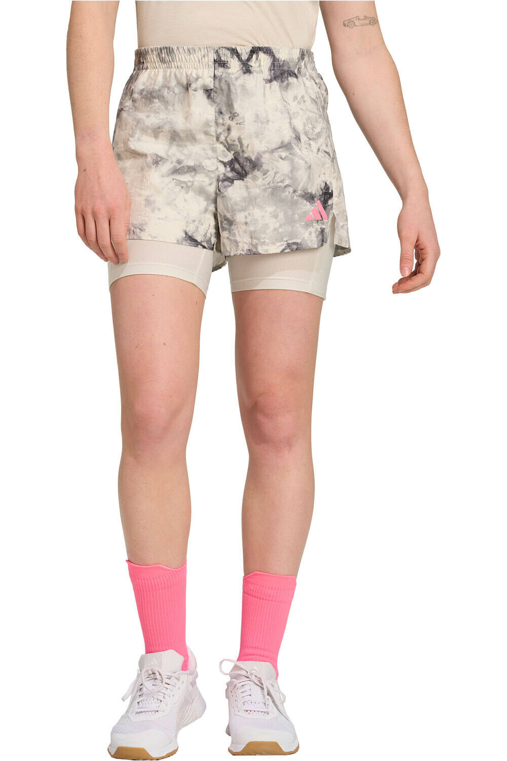 adidas pantalón running mujer OWN THE RUN SPRAY DYE vista frontal