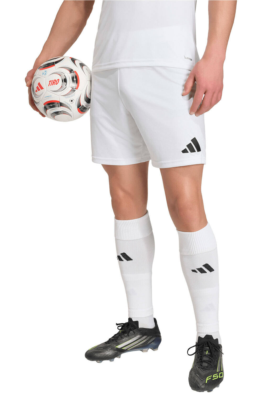 adidas pantalones cortos futbol ENT22 SHORT BL vista frontal