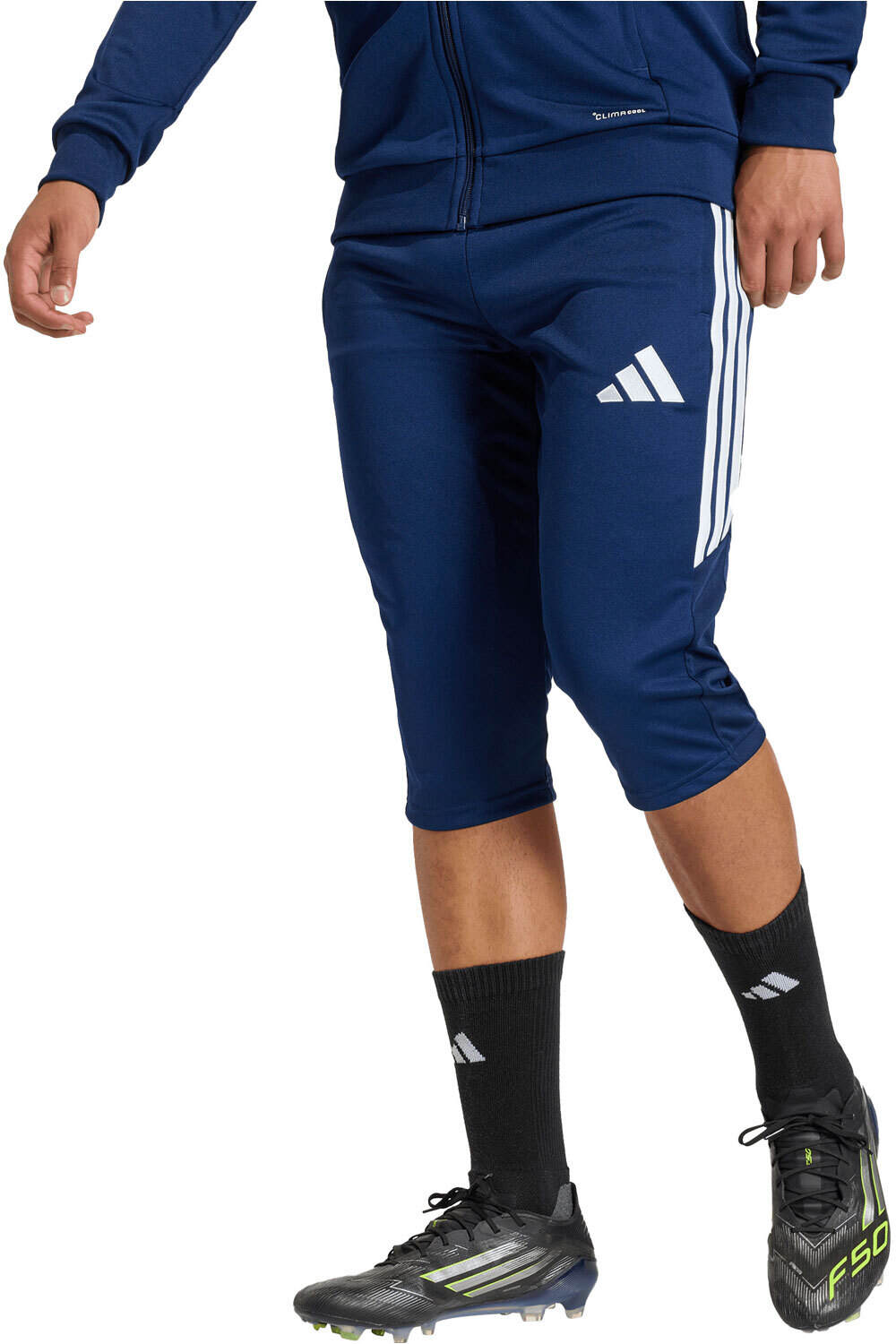 adidas pantalones cortos futbol ENTRENAMIENTO 3/4 TIRO26 LEAGUE vista frontal