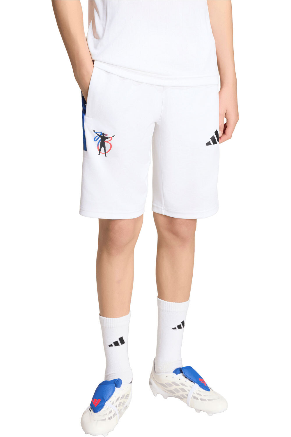adidas pantalones cortos futbol niño ENTRENAMIENTO JUDE BELLINGHAM SHORT vista frontal