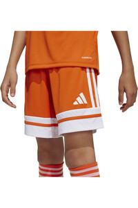 adidas pantalones cortos futbol niño SQUA25 SHO Y vista detalle